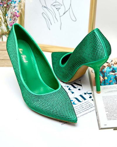 Royalfashion Damen Ferconie Stiletto-Pumps mit Zirkonen