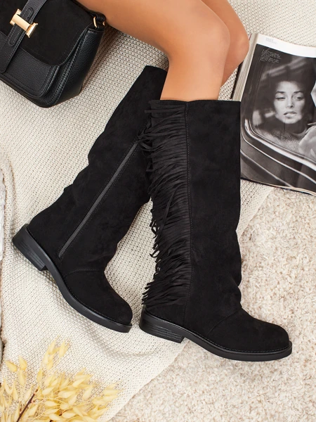 Damen Wildleder-Öko-Stiefel mit Schaft Ravion