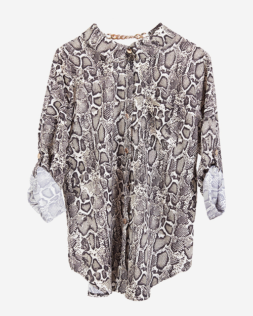 Жіноча сорочка з малюнком на ланцюжку - Одяг