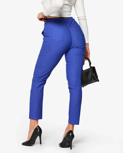 Blaue Damen-Teggings-Hose PLUS SIZE- Bekleidung