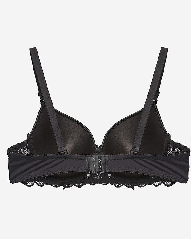 Damen-Spitzen-BH in Schwarz - Unterwäsche