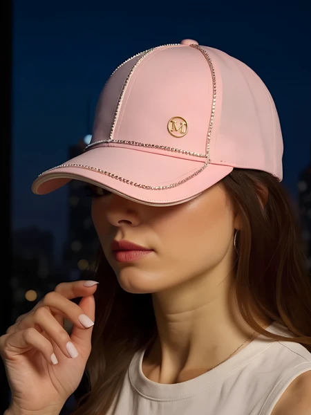 Royalfashion Cap mit Strasssteinen ShineCap
