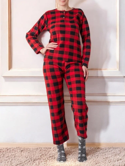 Royalfashion Weihnachts Damenpyjamas