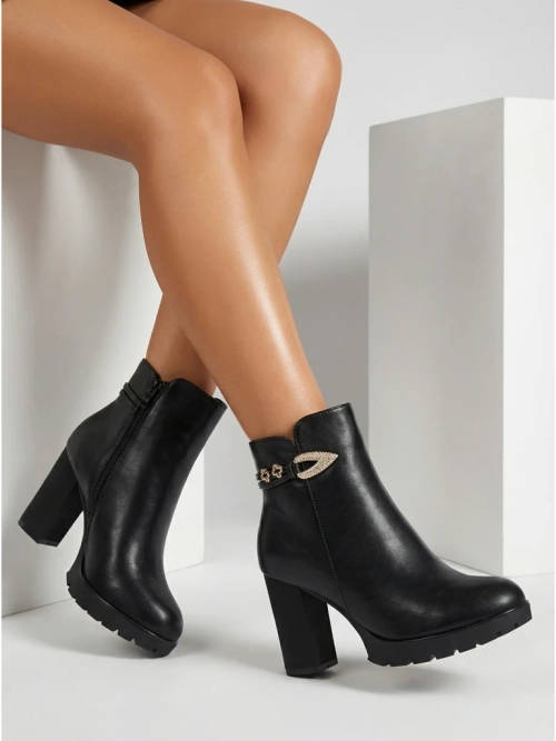 Жіночі ботильйони Sylvar з екошкіри на підборах