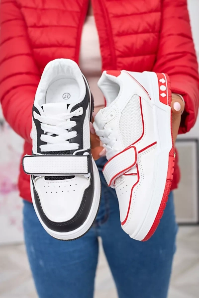 Sportliche Damen-Sneakers in Weiß und Grün Xirrat- Footwear