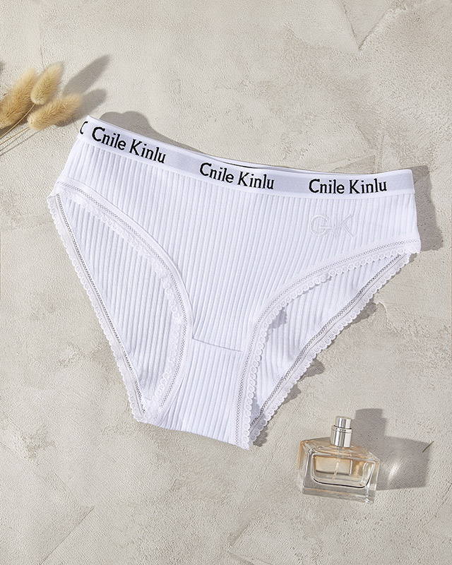 Weißer Damen-Slip - Unterwäsche