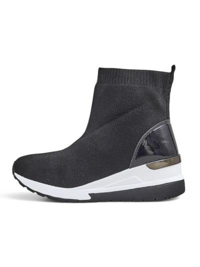 Royalfashion Damen Slip-On Wedge Sneakers mit Rhinestones Viseq