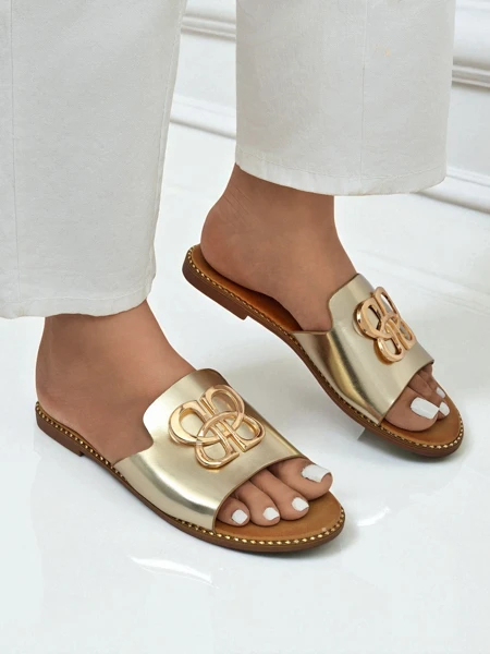 Royalfashion Damen-Sandalen mit flacher Sohle Heraklia