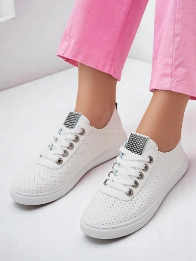 Royalfashion Damen Sneaker mit Strass Cytorrie
