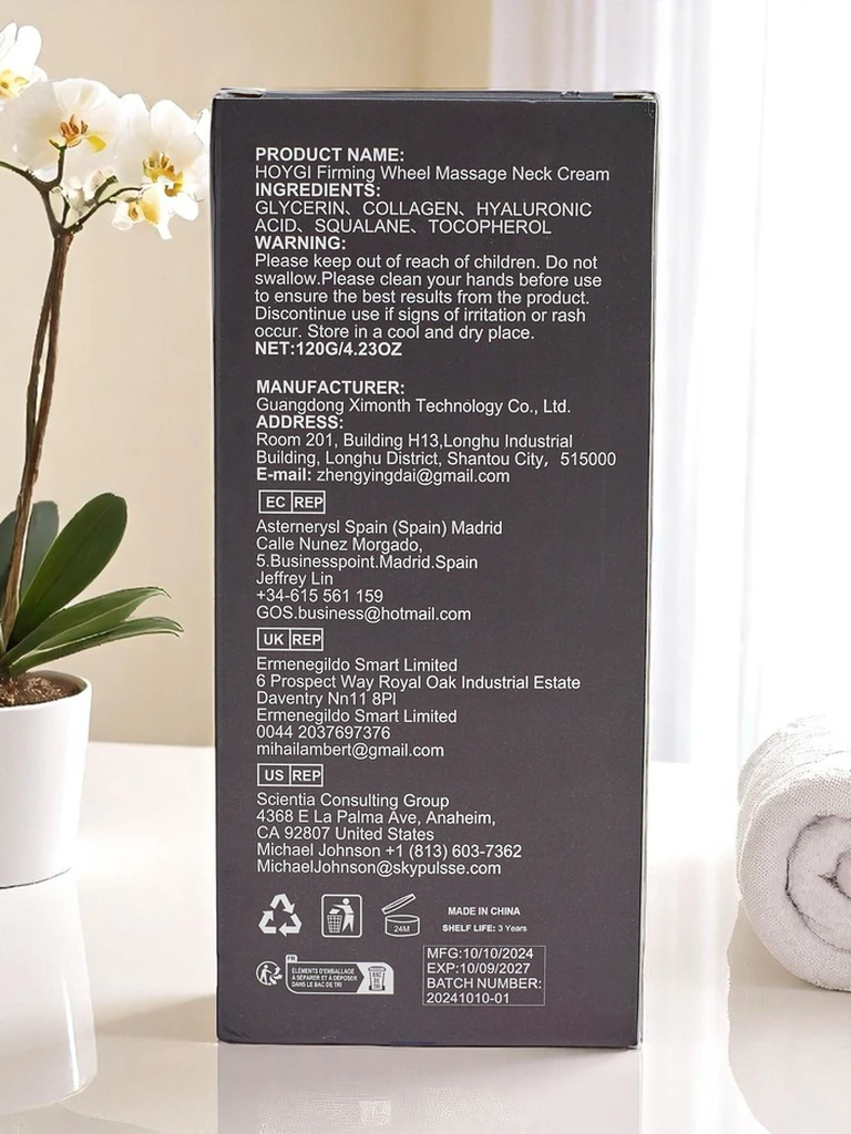 Straffende Halscreme Lifting