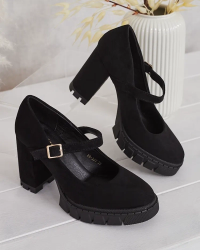 Royalfashion Damen Pumps Elomma aus Öko-Wildleder