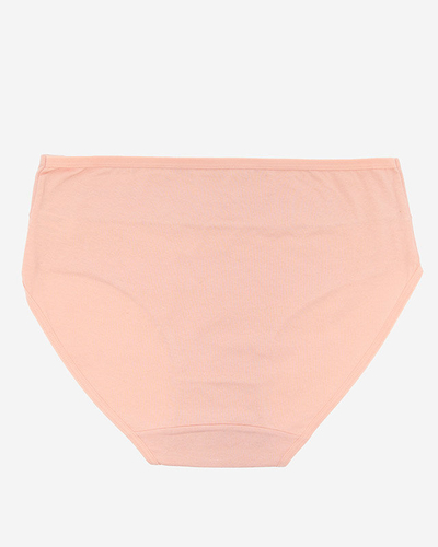 Світло-рожеві бавовняні жіночі трусики - Нижня білизна