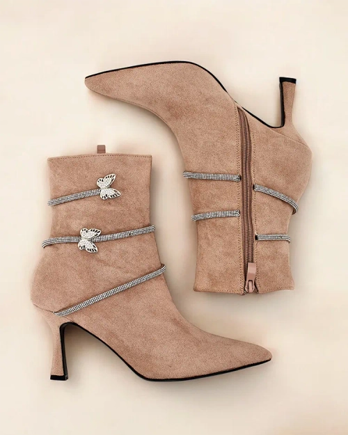 Жіночі високостильні чоботи до щиколотки від Royalfashion Exxe