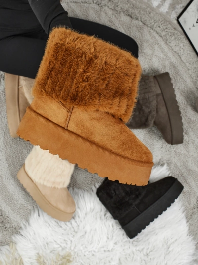 Damen Schneestiefel mit Fell Irelle