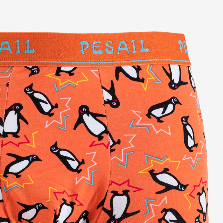 Pinguin orange Herren Boxershorts - Unterwäsche