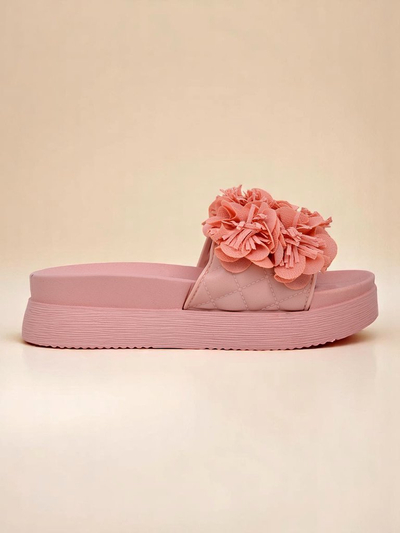Royalfashion Damensandalen mit kleinen Friesenblumen