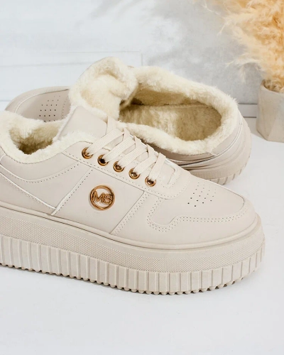 Royalfashion Warme Damen-Sneakers mit Fell Rozit