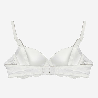 Weißer Damen-BH mit Spitze - Unterwäsche