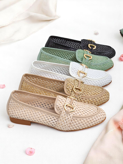 Royalfashion Durchbrochene Damen-Loafer Sallim