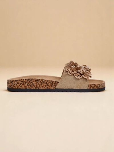Royalfashion Damensandalen mit Blumen Occes