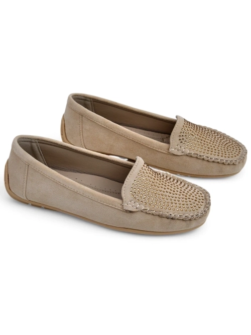 Royalfashion Жіночі мокасини з стразами Ezuess