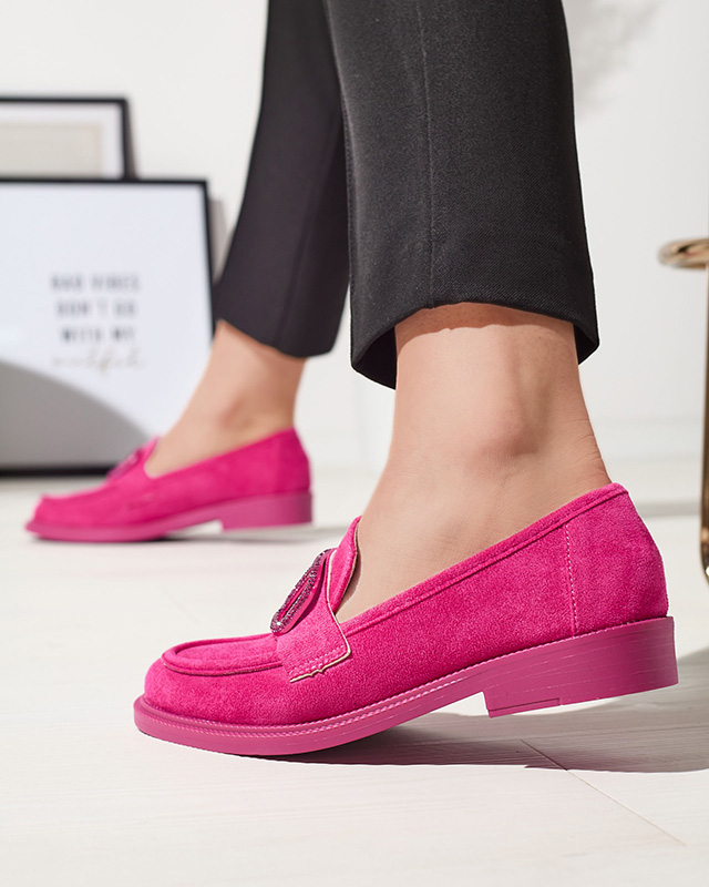 Fuchsia Damen Mokassins mit Verzierung Fogras- Footwear