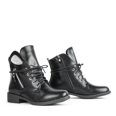 Schwarze Öko-Leder Baggers Maricela - Schuhe