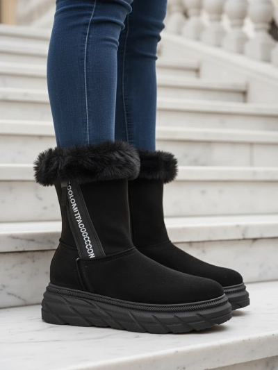 Royalfashion Damen Schneestiefel Zebio