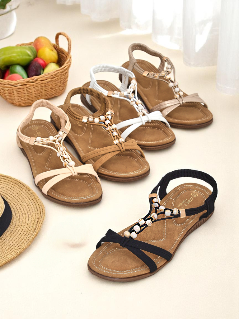 Royalfashion verzierte Damensandalen Imen