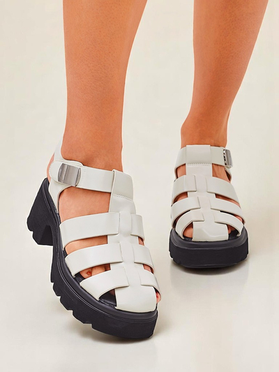 Royalfashion Damen Sandalen im römischen Stil Bratz