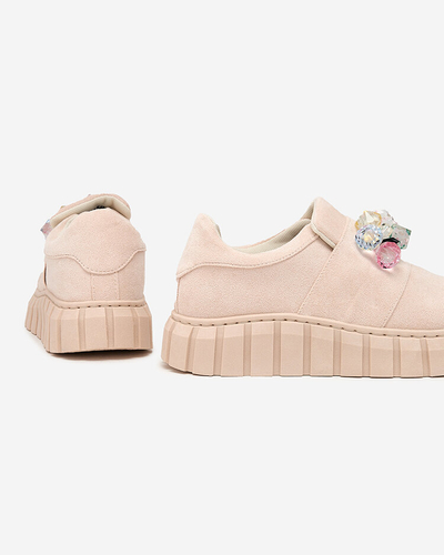 Royalfashion Sportliche Halbschuhe mit farbigen Steinen Resinello