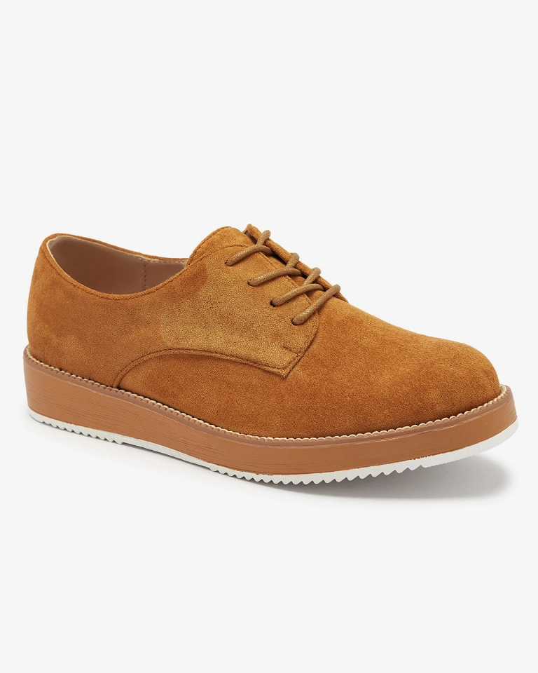 Damen Schnürhalbschuhe a'la oxfords in der Farbe camel Oksila - Footwear