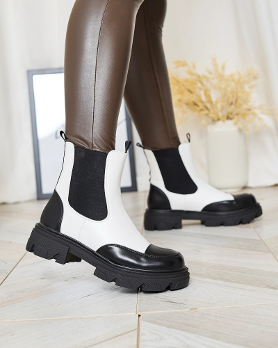 Royalfashion Weiße Damenstiefel Userrus