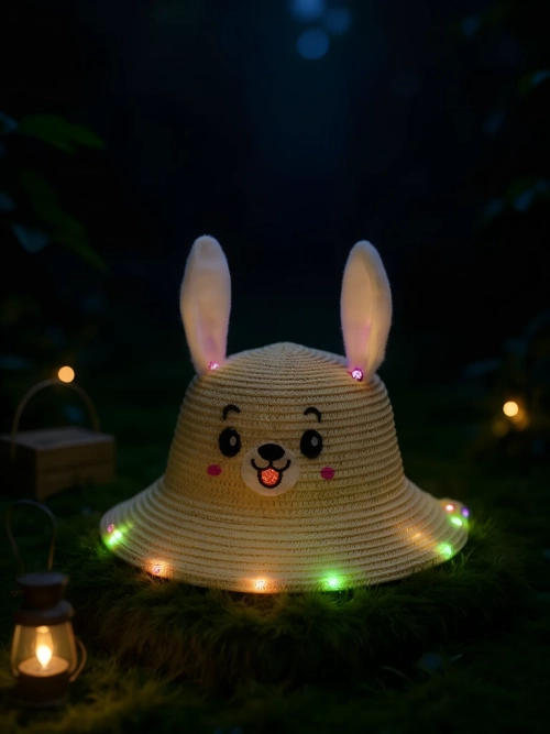 Royalfashion Дитячий солом'яний капелюх Glow Puppy Hat