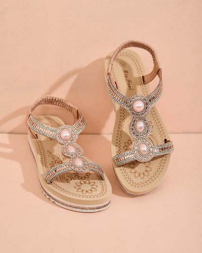 Royalfashion Damen Obrisas Zirkonia Sandalen
