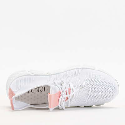 Baym Damen-Sportschuhe in Weiß und Hellrosa - Schuhe