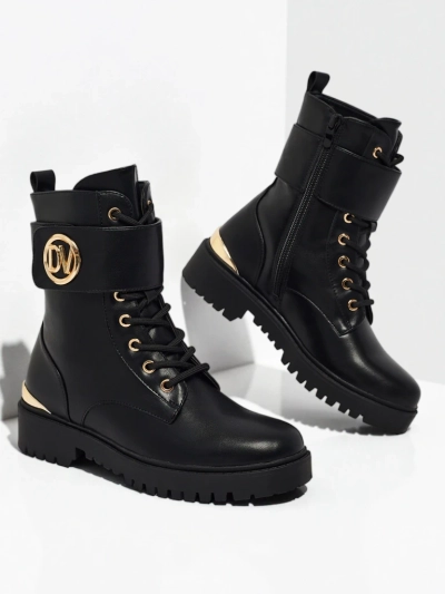 Damen Worker Boots mit Verzierungen Lorice