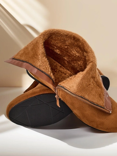 Royalfashion Eko - Wildleder-Stiefeletten auf verdecktem Keilabsatz Lovely