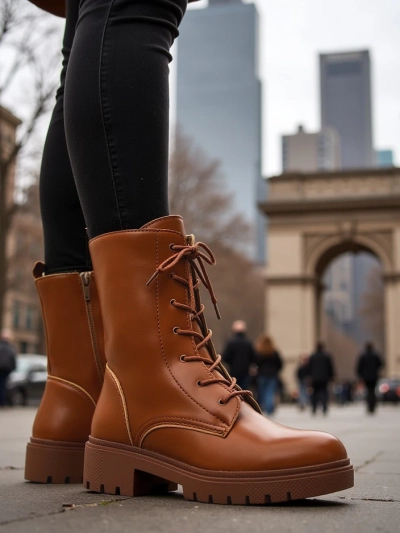 Royalfashion Women's Bumalo Schnürstiefel