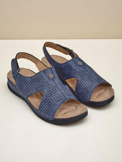 Royalfashion Damensandalen mit Cut-out Leminni