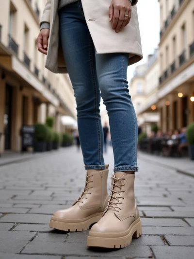 Жіночі черевики Royalfashion Bumalo на шнурівці