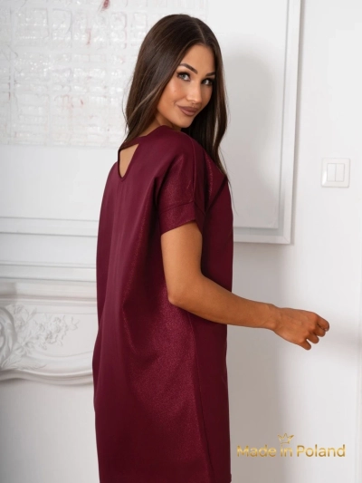 Einfaches kurzes Damenkleid Lady Time