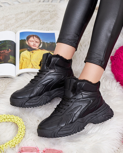 Royalfashion Forraffi pelzisolierte Damen-Sneakers