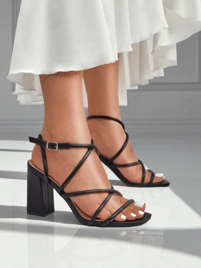 Royalfashion Damen Blockabsatz Sandalen Elysia