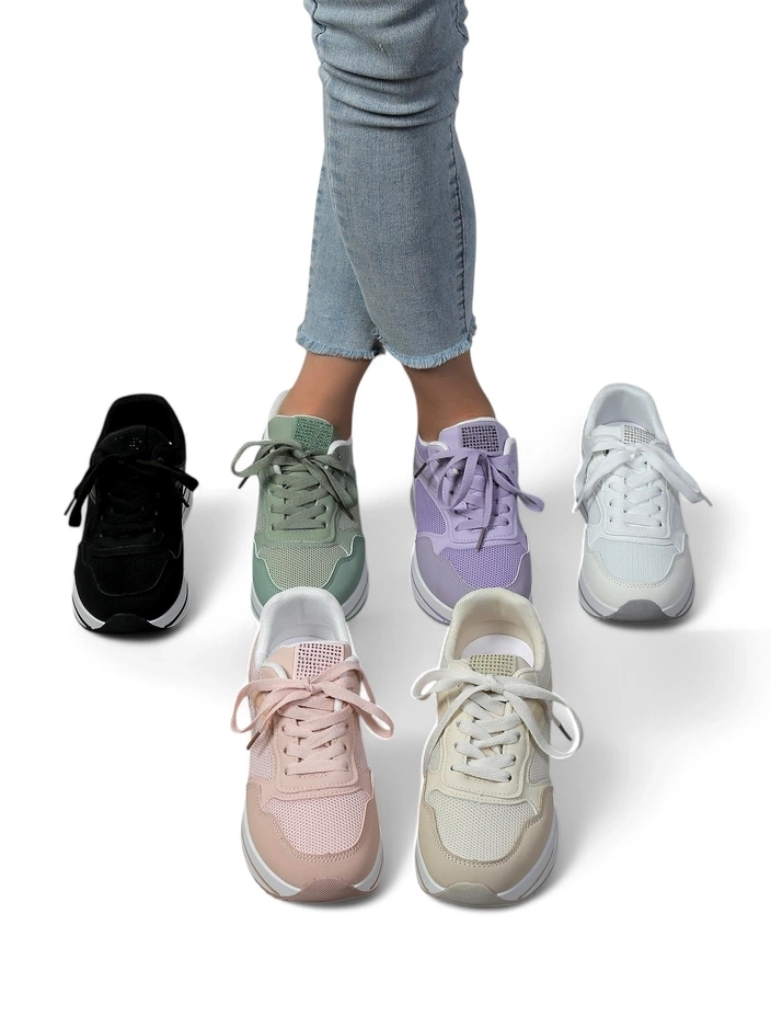 Royalfashion Damen Sport Sneakers auf einer Plattform Revided