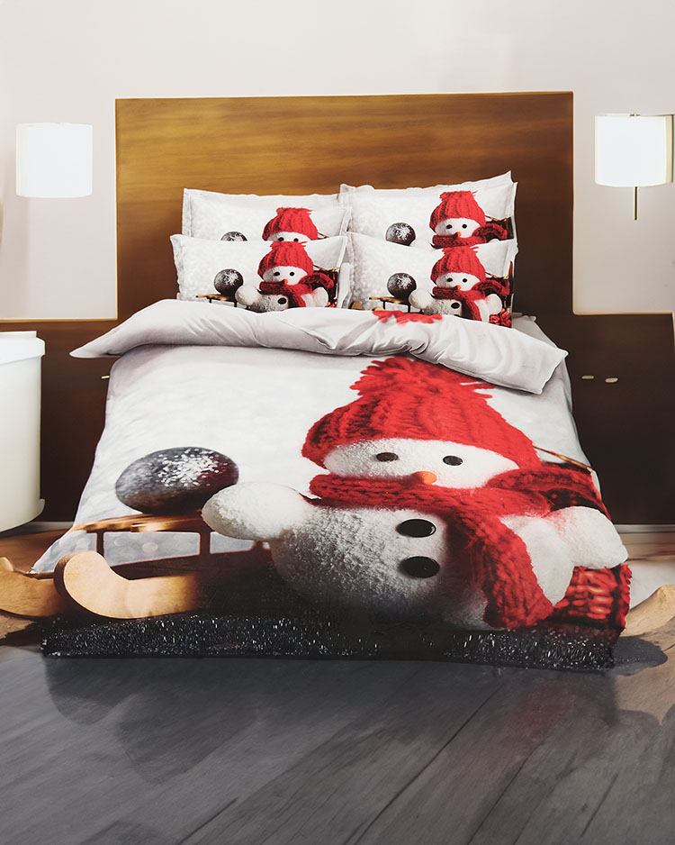 Royalfashion Weihnachtsbettwäsche 140x200 4er Set