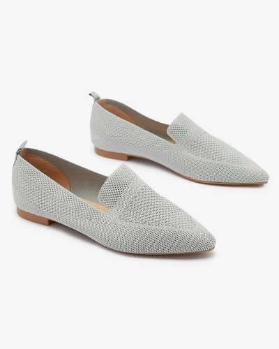 Damen Stoffballerinas in grau Aqsak- Footwear
