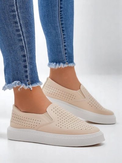 Royalfashion Damen perforierte Slipper Emillia