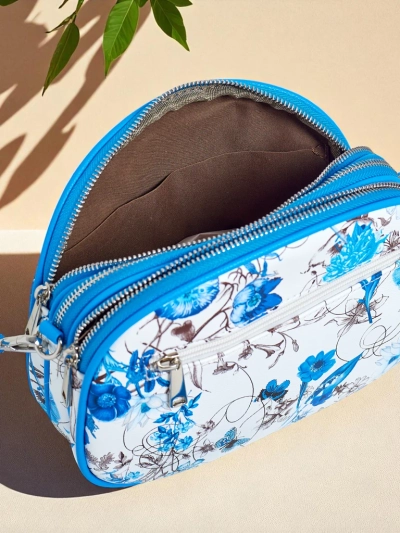 Royalfashion Kleine Damenhandtasche aus Ökoleder Floriana