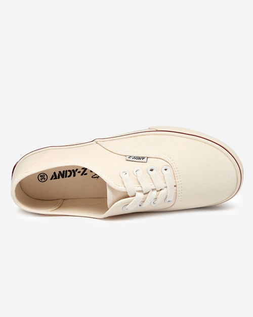 Біло-кремові жіночі кросівки Isyia - Взуття